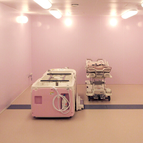 【機械浴室タイプ】オージー技研 ジュスト 4146・施工事例・入浴作業効率がよい浴室