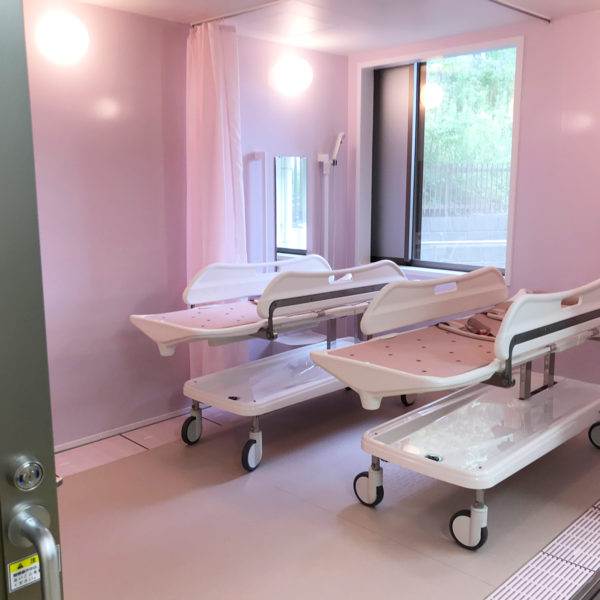 【機械浴室タイプ】酒井医療（株）パオ2560・施工事例・リネン室を改修工事