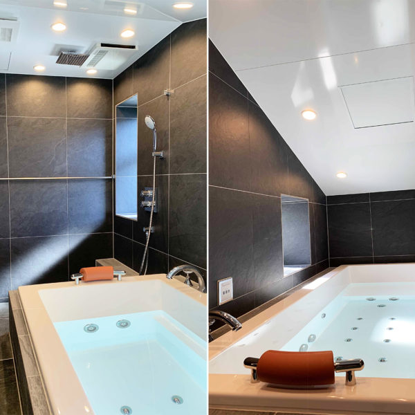 【高級タイプ】フリーユニットバス1639・施工事例・屋根下設置オーダーメイド